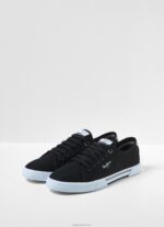 ⁦גברים 4N8XB1241 Pepe Jeans שָׁחוֹר נעלי ספורט בסיסיות של בריידי⁩ – תמונה ⁦2⁩