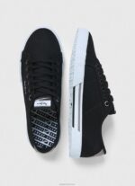 ⁦גברים 4N8XB1241 Pepe Jeans שָׁחוֹר נעלי ספורט בסיסיות של בריידי⁩ – תמונה ⁦3⁩