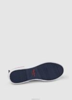 ⁦גברים 4N8XB1244 Pepe Jeans לבן נעלי ספורט בסיסיות חכמות של Kenton⁩ – תמונה ⁦5⁩