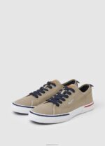 ⁦גברים 4N8XB1245 Pepe Jeans גָמָל נעלי ספורט בסיסיות חכמות של Kenton⁩ – תמונה ⁦3⁩