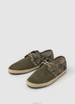 ⁦גברים 4N8XB1249 Pepe Jeans ירוק חאקי נעלי ספורט קליק בלוצ'ר תיירותיות⁩ – תמונה ⁦3⁩