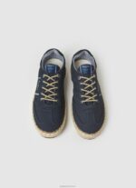 ⁦גברים 4N8XB1252 Pepe Jeans חיל הים סניקרס תיירותי יוטה-אמצעי⁩ – תמונה ⁦2⁩