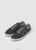 ⁦גברים 4N8XB1252 Pepe Jeans חיל הים סניקרס תיירותי יוטה-אמצעי⁩ – תמונה ⁦3⁩