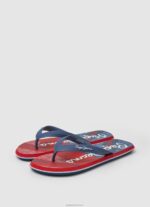 ⁦גברים 4N8XB1256 Pepe Jeans חיל הים כפכפי חוף דגל לוויתן⁩ – תמונה ⁦3⁩