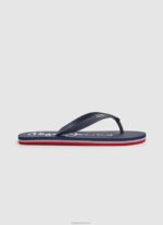 גברים 4N8XB1258 Pepe Jeans חיל הים bay beach כפכפי חוף בסיסיים