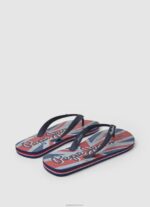 ⁦גברים 4N8XB1259 Pepe Jeans ג'ינס כהה כפכפי חוף דגל הוואי⁩ – תמונה ⁦4⁩
