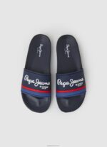 ⁦גברים 4N8XB1260 Pepe Jeans חיל הים כפכפי חוף פורטובלו מחוון⁩ – תמונה ⁦2⁩