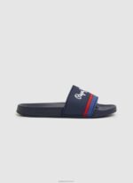 גברים 4N8XB1260 Pepe Jeans חיל הים כפכפי חוף פורטובלו מחוון