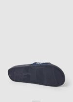 ⁦גברים 4N8XB1264 Pepe Jeans חיל הים כפכפי חוף בטקסטורת המחוון⁩ – תמונה ⁦5⁩