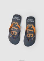 ⁦גברים 4N8XB1266 Pepe Jeans חיל הים כפכפי חוף הווי 1973⁩ – תמונה ⁦2⁩