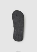 ⁦גברים 4N8XB1269 Pepe Jeans שָׁחוֹר כפכפי חוף אופנוע בריכה⁩ – תמונה ⁦5⁩