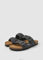 ⁦גברים 4N8XB1271 Pepe Jeans שָׁחוֹר סנדלים אנטומיים כפולים של קנזס⁩ – תמונה ⁦3⁩