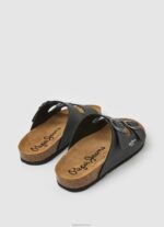⁦גברים 4N8XB1271 Pepe Jeans שָׁחוֹר סנדלים אנטומיים כפולים של קנזס⁩ – תמונה ⁦4⁩