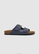 ⁦גברים 4N8XB1275 Pepe Jeans שָׁחוֹר כפכפי חוף גלישת רוח⁩ – תמונה ⁦4⁩