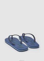 ⁦גברים 4N8XB1277 Pepe Jeans ג'ינס כהה לוגו bay beach כפכפי חוף⁩ – תמונה ⁦4⁩