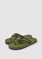 ⁦גברים 4N8XB1280 Pepe Jeans ירוק חאקי כפכפי כפכפי חוף דרום ביץ' קאמו⁩ – תמונה ⁦3⁩
