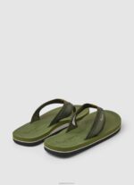 ⁦גברים 4N8XB1280 Pepe Jeans ירוק חאקי כפכפי כפכפי חוף דרום ביץ' קאמו⁩ – תמונה ⁦4⁩
