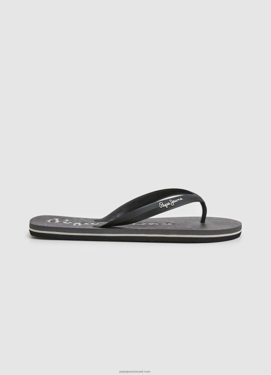 d792d791d7a8d799d79d_4n8xb1284_pepe_jeans_d7a9d6b8d781d797d795d6b9d7a8_d79bd7a4d79bd7a4d799_d797d795d7a3_d791d7a0d793d7a0d794_d7.jpg גברים 4N8XB1284 Pepe Jeans שָׁחוֹר כפכפי חוף בנדנה לווייתן – תמונה 1