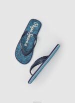⁦גברים 4N8XB1287 Pepe Jeans חיל הים כפכפי חוף יער גשם לווייתן⁩ – תמונה ⁦2⁩