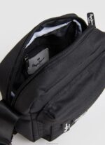 ⁦גברים 4N8XB1292 Pepe Jeans שָׁחוֹר תיק crossbody מבד לוגו מובלט⁩ – תמונה ⁦3⁩