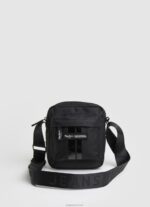 ⁦גברים 4N8XB1294 Pepe Jeans שָׁחוֹר תיק גב מבד עם פרטי קו⁩ – תמונה ⁦5⁩