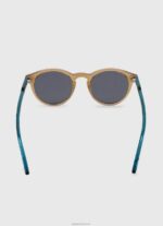 ⁦גברים 4N8XB1304 Pepe Jeans צהוב אוקר משקפי שמש עגולים⁩ – תמונה ⁦4⁩