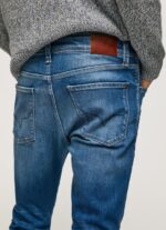 ⁦גברים 4N8XB791 Pepe Jeans דֵנִים ג'ינס סקיני בכושר מייסון midrise⁩ – תמונה ⁦4⁩