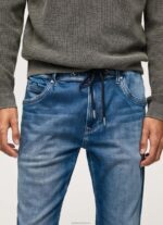 ⁦גברים 4N8XB794 Pepe Jeans דֵנִים ג'ינס בגזרה דקיקה של jagger midrise⁩ – תמונה ⁦3⁩