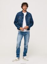 גברים 4N8XB795 Pepe Jeans דֵנִים מכנסי ג'ינס בגזרה בגזרה בינונית של מנוף