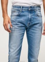 ⁦גברים 4N8XB795 Pepe Jeans דֵנִים מכנסי ג'ינס בגזרה בגזרה בינונית של מנוף⁩ – תמונה ⁦3⁩