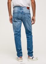⁦גברים 4N8XB795 Pepe Jeans דֵנִים מכנסי ג'ינס בגזרה בגזרה בינונית של מנוף⁩ – תמונה ⁦4⁩