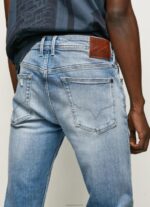 ⁦גברים 4N8XB796 Pepe Jeans דֵנִים בקע ג'ינס רגיל בינוני בגזרה דקיקה⁩ – תמונה ⁦4⁩