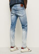 ⁦גברים 4N8XB796 Pepe Jeans דֵנִים בקע ג'ינס רגיל בינוני בגזרה דקיקה⁩ – תמונה ⁦5⁩