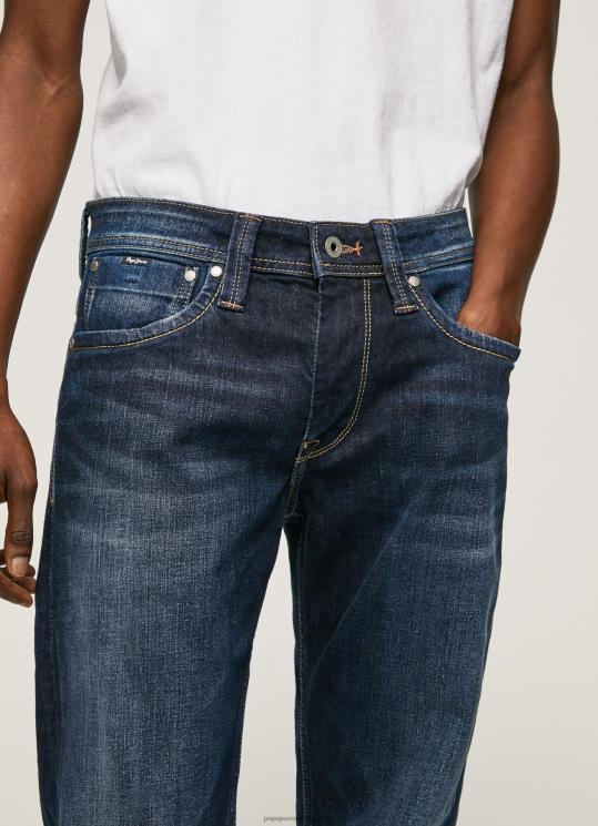 ⁦גברים 4N8XB798 Pepe Jeans דֵנִים kingston zip רגיל ג'ינס מותן רגיל⁩ – תמונה ⁦3⁩