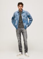 גברים 4N8XB802 Pepe Jeans דֵנִים ג'ינס רגיל בכושר ספייק בינוני