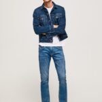 גברים 4N8XB803 Pepe Jeans דֵנִים מסלול ג'ינס רגיל בכושר בינוני