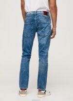 ⁦גברים 4N8XB803 Pepe Jeans דֵנִים מסלול ג'ינס רגיל בכושר בינוני⁩ – תמונה ⁦4⁩