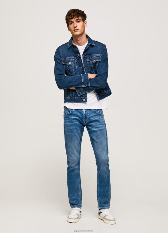 d792d791d7a8d799d79d_4n8xb803_pepe_jeans_d793d6b5d7a0d6b4d799d79d_d79ed7a1d79cd795d79c_d792d799d7a0d7a1_d7a8d792d799d79c_d791d79.jpg גברים 4N8XB803 Pepe Jeans דֵנִים מסלול ג'ינס רגיל בכושר בינוני – תמונה 1