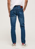 ⁦גברים 4N8XB804 Pepe Jeans דֵנִים מסלול ג'ינס רגיל בכושר בינוני⁩ – תמונה ⁦4⁩