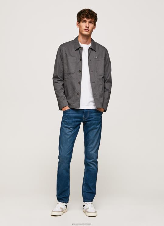 d792d791d7a8d799d79d_4n8xb804_pepe_jeans_d793d6b5d7a0d6b4d799d79d_d79ed7a1d79cd795d79c_d792d799d7a0d7a1_d7a8d792d799d79c_d791d79.jpg גברים 4N8XB804 Pepe Jeans דֵנִים מסלול ג'ינס רגיל בכושר בינוני – תמונה 1