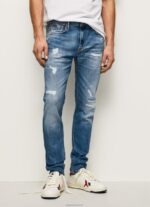⁦גברים 4N8XB808 Pepe Jeans דֵנִים ג'ינס סטנלי midrise בכושר רגיל⁩ – תמונה ⁦2⁩