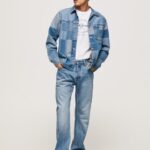 גברים 4N8XB811 Pepe Jeans דֵנִים ג'ינס בגזרה רגועה של byron midrise
