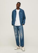 גברים 4N8XB812 Pepe Jeans דֵנִים ג'ינס בגזרה רגועה של cade midrise
