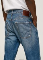 ⁦גברים 4N8XB812 Pepe Jeans דֵנִים ג'ינס בגזרה רגועה של cade midrise⁩ – תמונה ⁦5⁩
