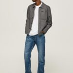 גברים 4N8XB813 Pepe Jeans דֵנִים ג'ינס בגזרה רגועה של byron midrise