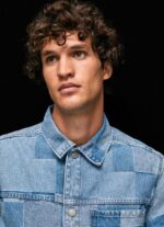 גברים 4N8XB817 Pepe Jeans דֵנִים חולצת ג'ינס בגזרה רגועה