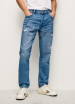 ⁦גברים 4N8XB819 Pepe Jeans דֵנִים ג'ינס בגזרה רגועה של easton עם ירידה בגזרה⁩ – תמונה ⁦2⁩