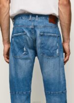 ⁦גברים 4N8XB819 Pepe Jeans דֵנִים ג'ינס בגזרה רגועה של easton עם ירידה בגזרה⁩ – תמונה ⁦5⁩
