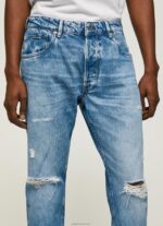 ⁦גברים 4N8XB820 Pepe Jeans דֵנִים ג'ינס בגזרה רגועה של callen midrise⁩ – תמונה ⁦3⁩