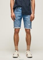 ⁦גברים 4N8XB821 Pepe Jeans דֵנִים מכנסי ג'ינס קצרים בכושר סטנלי⁩ – תמונה ⁦2⁩